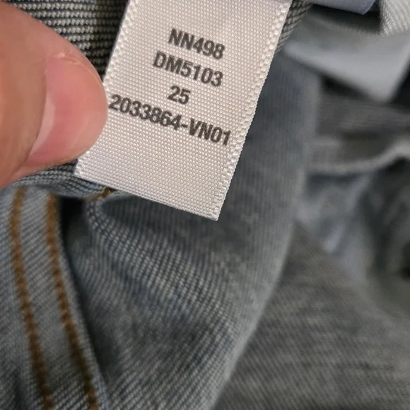 Madewell Curvy Kick Out High Rise Stretch Dark Wash Blue Jeans Size 25 - Picture 10 of 15